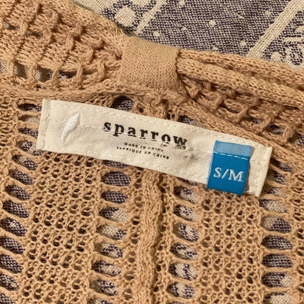 Anthropologie Sparrow Hammock Cardi Shrug. Beige - Picture 5 of 7
